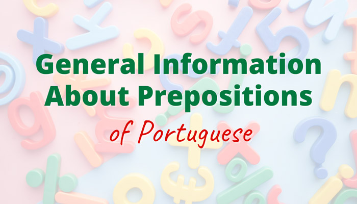 General Information About Prepositions
